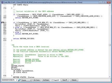 Code Window