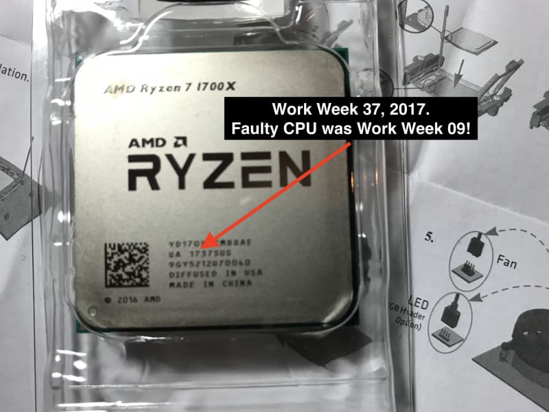 Ryzen new WW37 chip
