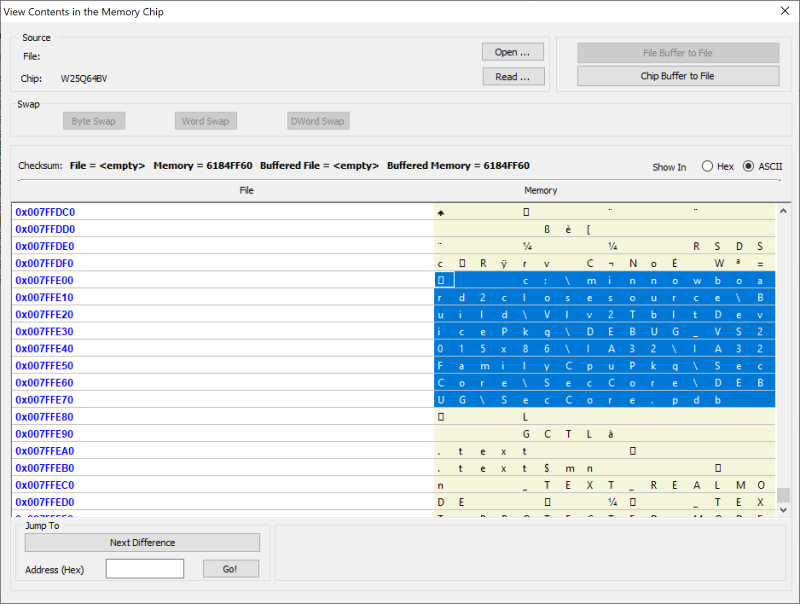 DediProg SecCore pdb