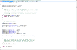 QSPI-instance setup