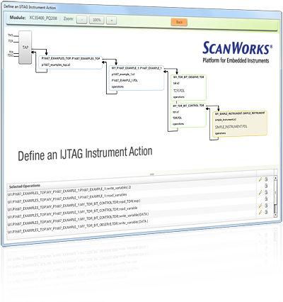 IJTAG test screenshot