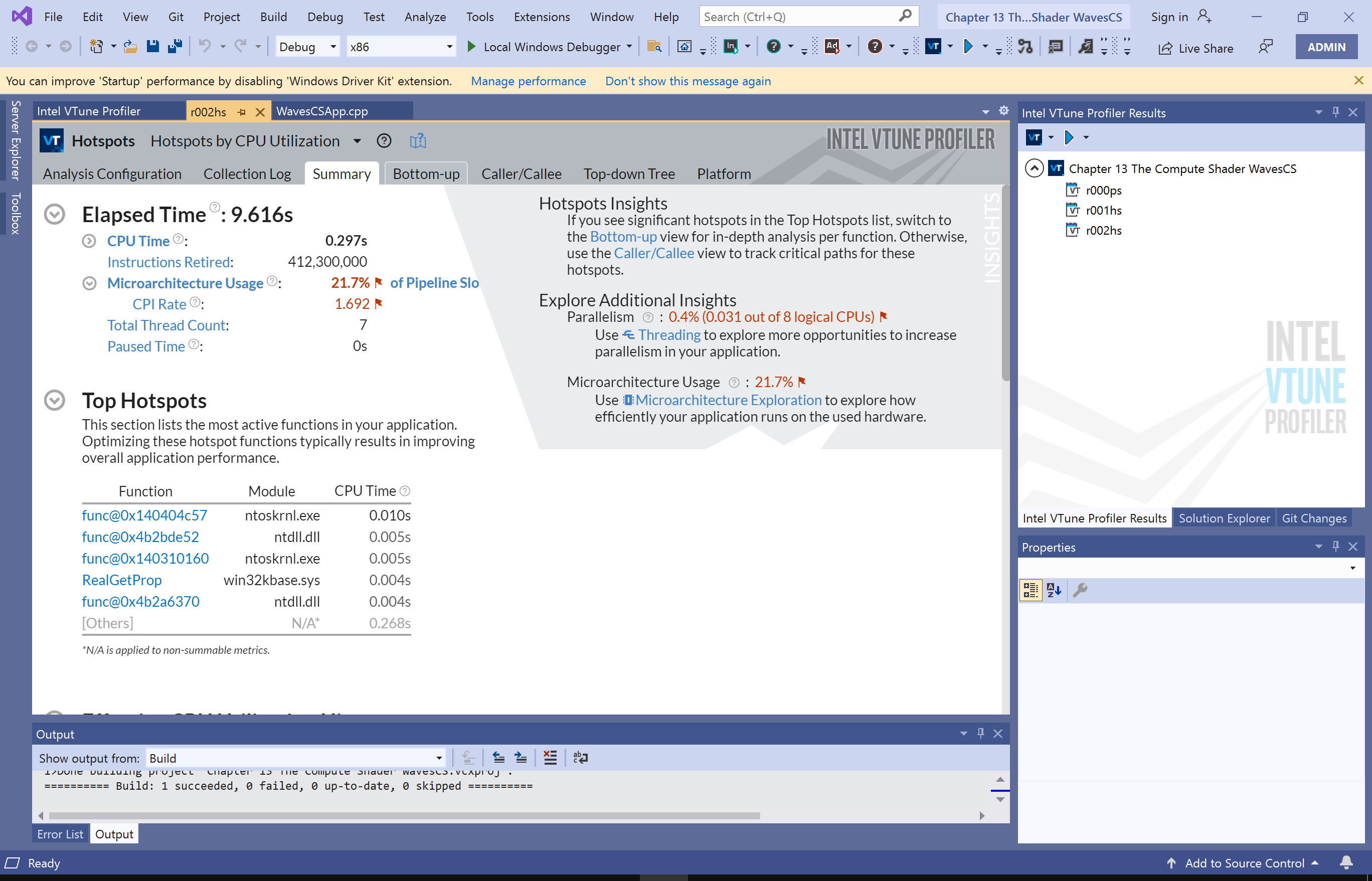 VTune profiler