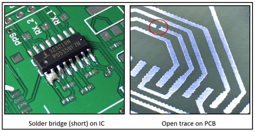 Solder Bridge Open Trace